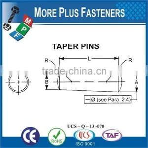 Made In Taiwan Hard Taper Dowel and Groove Clevis and Cotter Pin thumbnail-6
