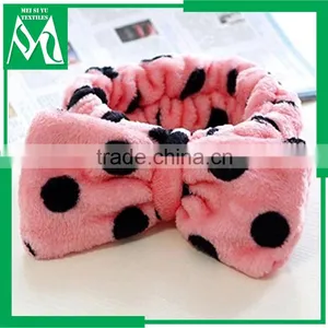 Hair Bands Headband Polyester Shower Headband Embroidery Logo thumbnail-1