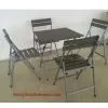 Steel Dining Set Garden Iron Furniture (BZ-DS002) thumbnail-1