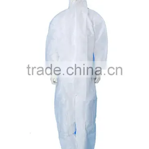 Disposable CPE White Rain Coat thumbnail-1