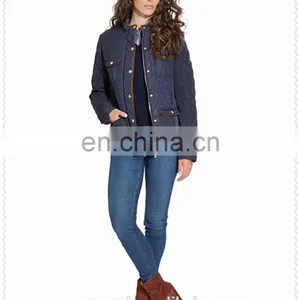 New Arrival Outdoor Corporate Latest Quilted Jacket Designs for Women Winter thumbnail-4