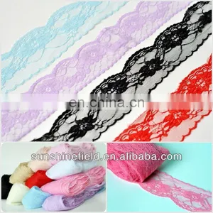 2.5 Inches Lace Trim Lace Ribbon By the Yard Wholesale Lace Trim thumbnail-1