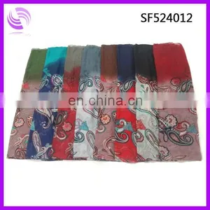 2014 New Style Fashion Printing Scarves Stole Shawl Scarf Factory China thumbnail-1