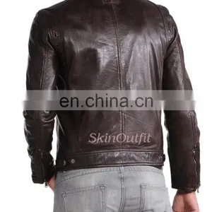 Stylish Mens Genuine Leather Jackets thumbnail-2