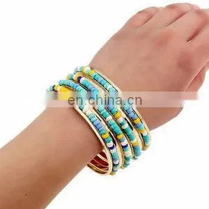2017 Hotselling Bangle Bracelet, Green Beads Bracelet, Fashion Bracelet Sets thumbnail-1