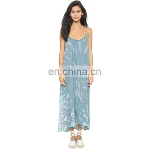 Latest Tie Dye Ladies Western Long Maxi Dress thumbnail-4