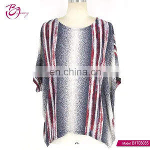 Ladies Short Sleeve Designer Casual Fashion Blouses For Sale thumbnail-1