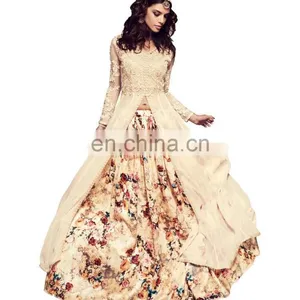 Stylish Georgette Anarkali Suits Dress Material 2017 (Semi-Stitched) thumbnail-1