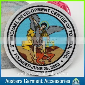 Custom Design Maker Sew on Woven Patches for Clothes thumbnail-1