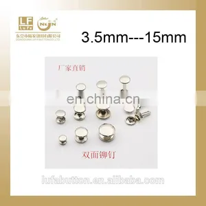 Handbags Double Capped Rivet 3MM---15MM in Copper,iron,stainless Steel Material for You to Choose thumbnail-1