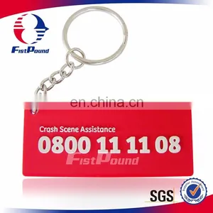 Personalized House Shaped PVC Key Chain thumbnail-3