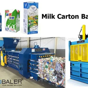 Milk Carton Baler Machine / Milk Carton Baling Machine thumbnail-1