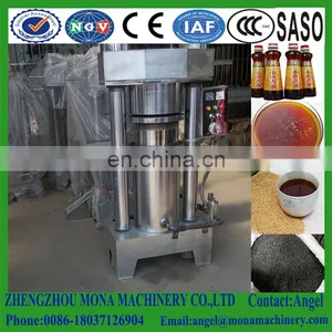 Hydraulic Edible Oil Press and Extraction Machine for Soya,bean,peanut,palm,olive ,sesame,rapeseed thumbnail-2