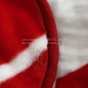 Enviromental Printing Raschel Manta 100% Polyester Mink Blanket for Sale thumbnail-4