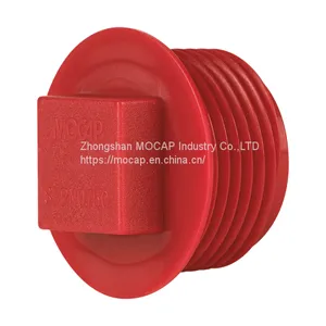 NPT Square Flanged Head Male Thread Plug for Pipe Valve Fittings thumbnail-5