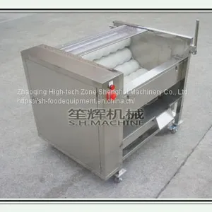 Commercial Fish Scale Peeling Machine Sweet Potato Taro Radish Ginger Peeling Machine thumbnail-2