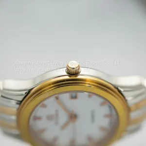Wholesale Fashion Men Women's Couple Date Stainless Steel Band Analog Quartz Wrist Watch thumbnail-3