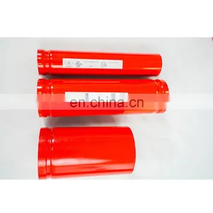 ASTM 53 SCH10 3" Red Painted Grooved Fire Fighting Pipe thumbnail-4