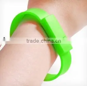 Usb Silicone Wristband 4 gb thumbnail-1