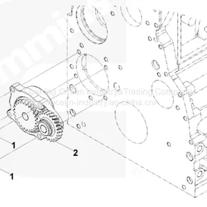 6CT/6CT8.3/6D114/R305-7/R335-7/PC360-7 Lubricating Oil Pump,engine Oil Pump Apply to Trucks and Excavator(3415365) thumbnail-5