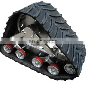 1 Tons Rubber Track Chassis Undercarriage thumbnail-1