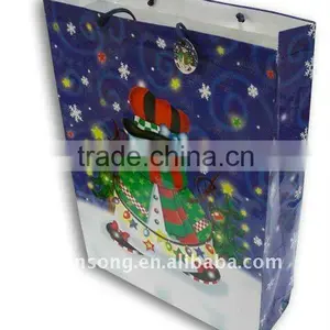 2015 New Design Christmas Paper Bag Art , Paper Bag Manufacturer thumbnail-2