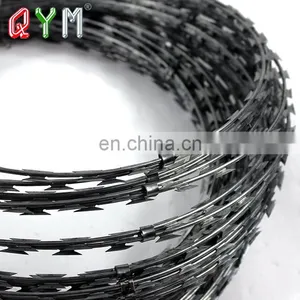Galvanized Concertina Razor Wire Mesh Fence Factory thumbnail-1