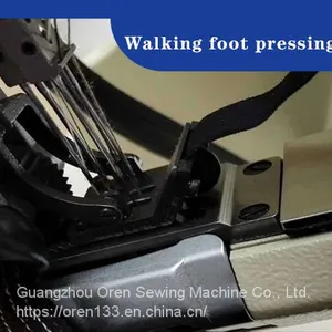 New Four Needle Six Thread Special Sewing Machine for Fitness Kneepad Special Splicing Machine for Elasticity and Protection Stitching for Silk Stockings RN6300-D4 thumbnail-2