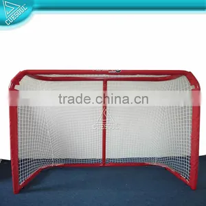 76 Inch Steel Frame Hockey Goal Net Set thumbnail-1