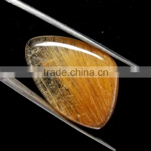 Beautiful Rutile Quartz / Copper Rutile Quartz / Loose Fancy Shape Gemstone thumbnail-2