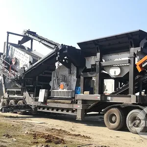 Quarry Granite Limestone Cobble Gold Ore Rock Stone Mobile Imapact Crusher Plant thumbnail-2