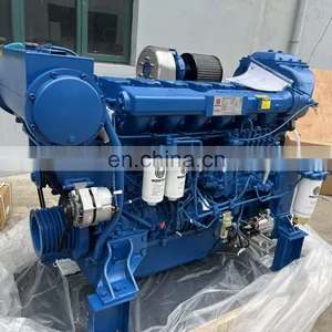 High Performance 450hp Weichai WP13 Series Water Cooled Boat Engine WP13C450-18 thumbnail-4