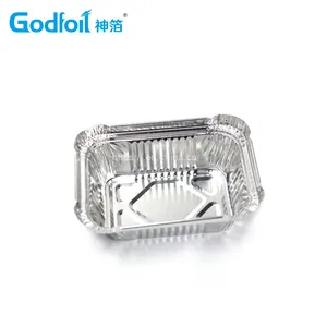 Rectanglar Aluminum Foil Container Wrinkle Wall Container thumbnail-3