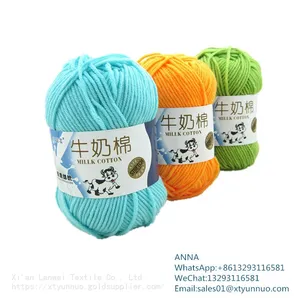 Sustainable Milk Cotton Yarn 100% Cotton Yarn Factory Lower Price thumbnail-2
