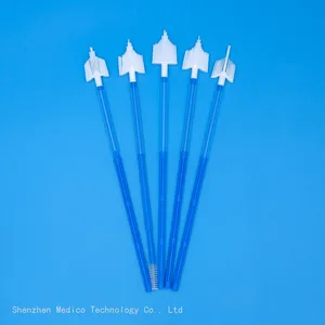 Soft Broom Head Disposable Sterile Cervical Brush for Cervical Smear Test thumbnail-5