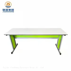 JS Teacher Office Table Set Small Modern Office School Teacher Desk With Hpl Mdf Top thumbnail-1