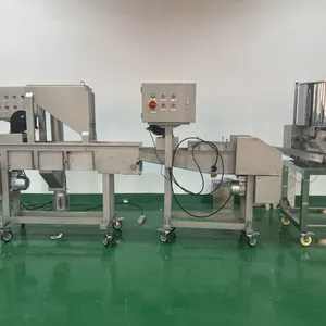 Production Line for Forming, Coating With Batter, Coating With Flour, and Frying Meat Patties thumbnail-2