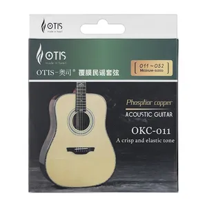Factory Wholesale Phosphor Bronze Coated Acoustic Guitar Strings Set OKC-010 thumbnail-3