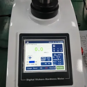 HVS-1000Z Big Screen 1kgf Touch Screen Manual Turret Micro Vicker Hardness Tester thumbnail-4