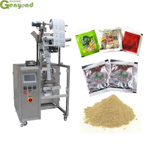 Máquina automática de envasado, sellado y llenado vertical para bolsas/sacos de café/jugo/café/polvo de leche para el empaque de polvos thumbnail-1