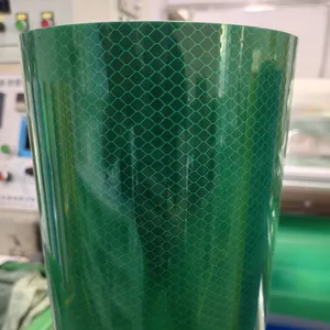 Diamond Grade Class V Reflective Film, Reflective Lettering Printing Film for Highway Guardrail Large-angle Reflective Sheeting thumbnail-4