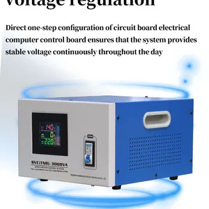 Industrial Grade 3000VA AC Voltage Regulator - 1 Year Warranty & Free Technical Support thumbnail-3