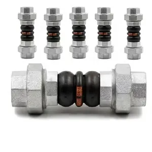 Screw Threaded Coupling Union Type Flexible Rubber Joint Flexible Expansion Joint thumbnail-5
