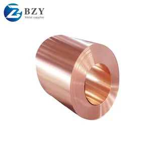C1100 Oxygen-free Electrolytic Copper Metallic Strip 99.99% Purity Earthing Copper Foil Tape thumbnail-1