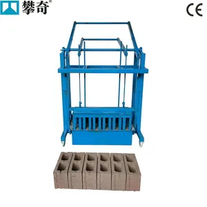 Manual Brick Making Machine Mobile Clay Cement Mud Brick Maker No Electricity For Africa Rural Construction thumbnail-1