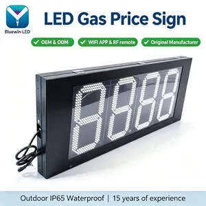 Custom Size LED Gas Station Fuel Price Display OEM Manufacturer 7segment Digital Led Gas Price Sign thumbnail-1