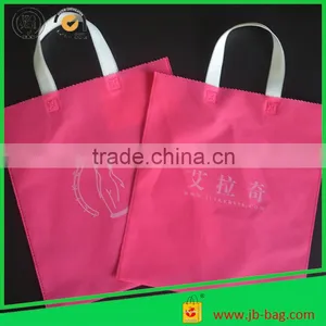 Pink Eco-friendly Non Woven Bag Recycled Folding Non Woven Sonic Bags thumbnail-1