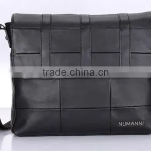 Custom PU Leather Messenger Bags for Men thumbnail-1