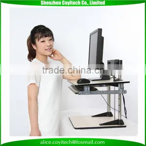 Sit Stand Computer Desk Mount Sit Stand Desk for Sale Desk Sit to Stand Conversion Kit thumbnail-1