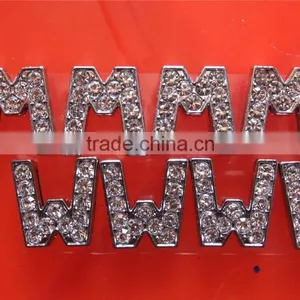 In Stock Fast Delivery Diamante Slide Letters 10mm thumbnail-1